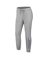 Wear by Erin Andrews Women's Heather Gray Colorado Avalanche Knit Long Sleeve Tri-Blend T-Shirt, Pants and Sleep Set