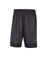 Men's Nike Charcoal Michigan State Spartans Performance Fast Break Shorts