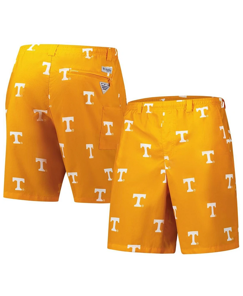 Columbia Men's Tennessee Orange Volunteers Pfg Back Cast Iii Omni-Shade Shorts