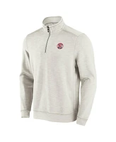 Tommy Bahama Men's Cream Boston Red Sox Sport Tobago Bay Tri-Blend Half-Zip Sweatshirt