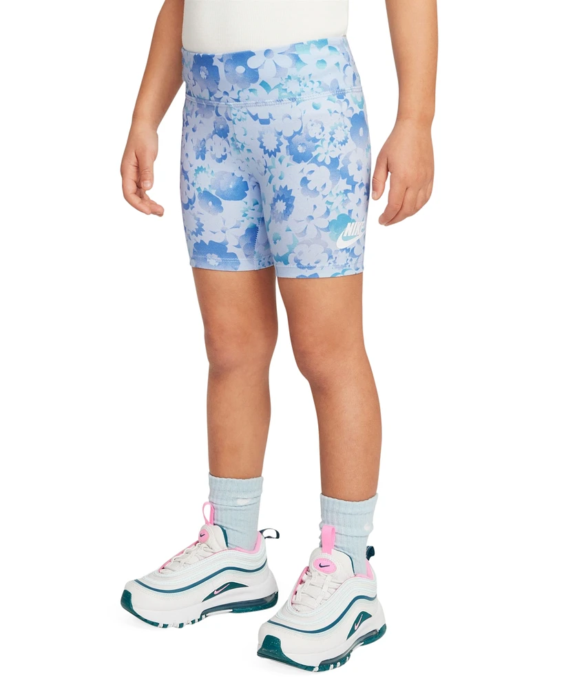 Nike Toddler & Little Girls Flow-Ral Floral Print Biker Shorts