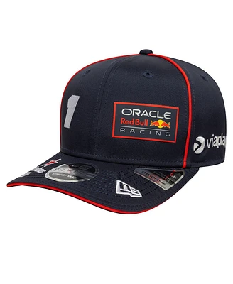 New Era Men's Max Verstappen Navy Red Bull Racing Replica Driver 9SEVENTY Stretch-Snap Hat