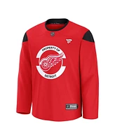 Fanatics Men's Red Detroit Wings Home Practice Jersey