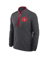Nike Men's Anthracite Arizona Wildcats Victory Basketball Performance Half-Zip Pullover Hoodie