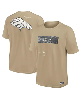 Nike Men's Tan Denver Broncos Statement Max90 T-Shirt