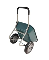Two wheeled trolley for garden 15 inch pneumatic wheel
