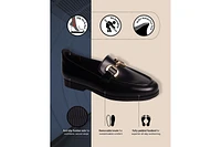Marc Joseph New York Womens Avery Street Hands-Free Slip On Technology Loafers