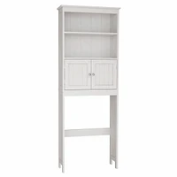 25.98 in. W x 69.92 in. H x 9.05 in. D White Mdf 2