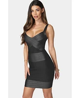 Bebe Women's Color Block Bandage Dress