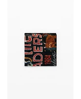 Desigual Women's Cat letters scarf