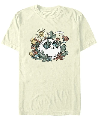 Nightmare Before Christmas Men's Jack Flowers Short Sleeve T-Shirt
