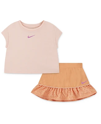 Nike Toddler Girls 2-Piece Sunny Swoosh Scooter Set
