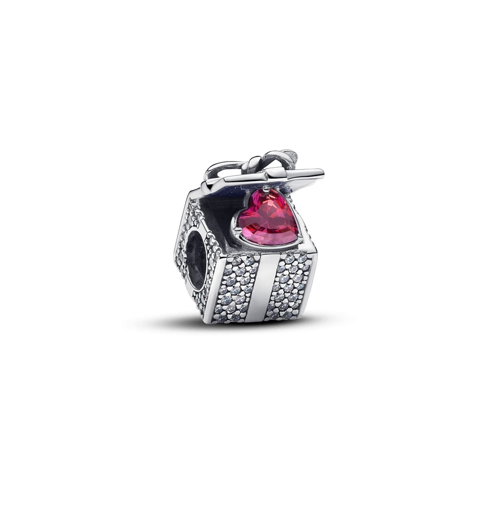 Pandora Sterling Silver Sparkling Gift Box Charms
