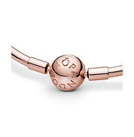 Pandora Rose Gold-Plated Barrel Clasp Bangle Bracelet