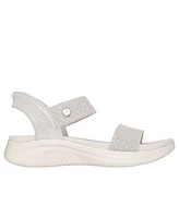 Skechers x Martha Women's Stewart Hands Free Slip-ins Cali: Ultra Flex 3.0 - Shine On Us Wedge Sandals from Finish Line