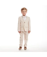 Andy & Evan Toddler Boys Toddler/Child Beige Suit Set