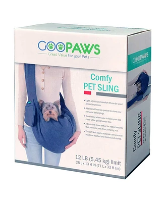 Comfy Pet Sling: Navy Blue