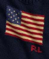Polo Ralph Lauren Baby Girl Cotton Flag Sweater Dress