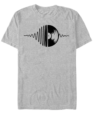 Design By Humans Men's Music Vinyl Short Sleeve T-Shirt