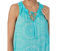 Ellen Tracy Women's Sleeveless Tie-Neck Chemise