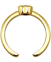 Giani Bernini Cubic Zirconia Heart Adjustable Toe Ring Sterling Silver (also 18k Gold-Plated Silver), Exclusively at Macy's