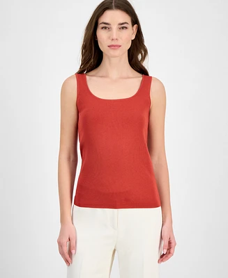 Anne Klein Women's Sleeveless Square-Neck Tank Top