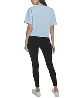 Calvin Klein Performance Women's Cotton Triple-Logo T-Shirt