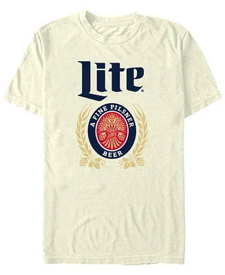 Miller Lite Men's Fine Short Sleeve T-Shirt