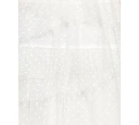City Studios Juniors' Swiss Dot Tiered Sleeveless Fit & Flare Dress