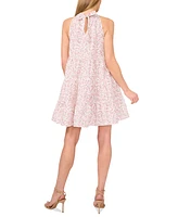 CeCe Women's Tiered Halter Dress