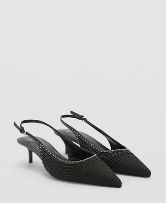 Mango Women's Kitten Heel Shoe