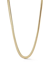 Rachel Zoe Gold Plated 6mm Snake Chain Necklace