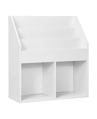 Kids Wooden Bookshelf Bookcase Children Toy Storage Cabinet Organizer
