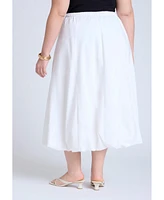 Eloquii Plus Maxi Bubble Skirt