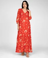 Seraphine Women's Maternity Shirred Bodice Maxi Dress