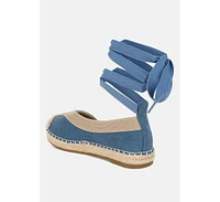 Nalya Detachable Lace Up Espadrille Sandals