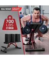 Joroto MD35 Adjustable Weight Bench 8x4x3x2 Positions- 700 Pounds Load Foldable Strength Training Benches for Full Body Workout Bench Press (With Fast