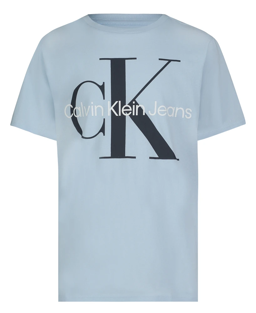 Calvin Klein Big Boys Core Monologo Short Sleeve T-Shirt