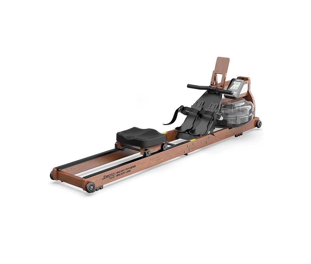 Joroto Rowing Machines for Home Use, Foldable Rower Machine with Bluetooth Monitor, Tablet Holder Water Rowing Machine