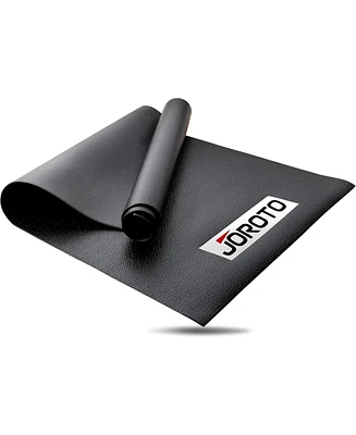 Joroto Exercise Equipment Mat - Treadmill Mat, Exercise Bike Mat, Fitness Mat, Elliptical Mat, Jump Rope Mat, Gym Mat, Rowing Machine Mat (Large