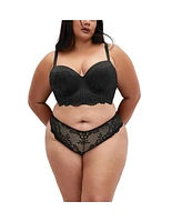 City Chic Plus Allure Demi Longline Bra