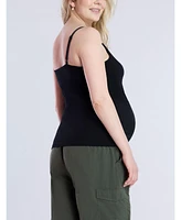 Motherhood Maternity Plus Clip Down Nursing Tank Top Cami - 2 Pack