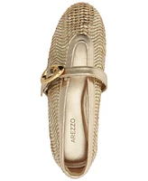 Arezzo Women's Esme Round Toe Ballet Flats
