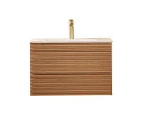 Casainc 30" Wall Mounted & Floating Single Vanity with Ceramic Sink