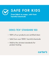 Carter's Toddler Girls Boho Button-Up Crinkle Romper