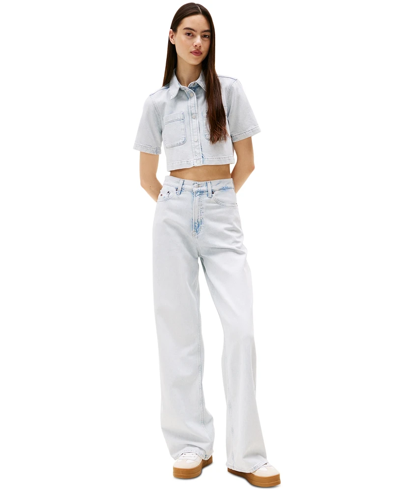 Tommy Jeans Women's Claire High-Rise Wide-Leg