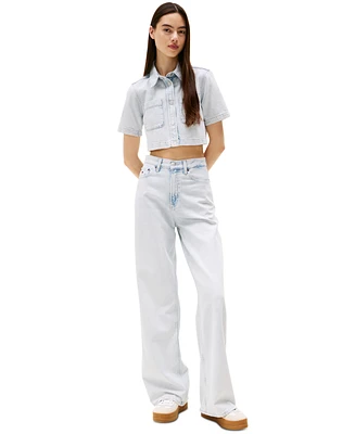 Tommy Jeans Women's Claire High-Rise Wide-Leg