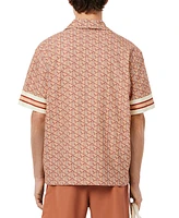 Lacoste Men's Geo-Pattern Stripe Woven Shirt - F91