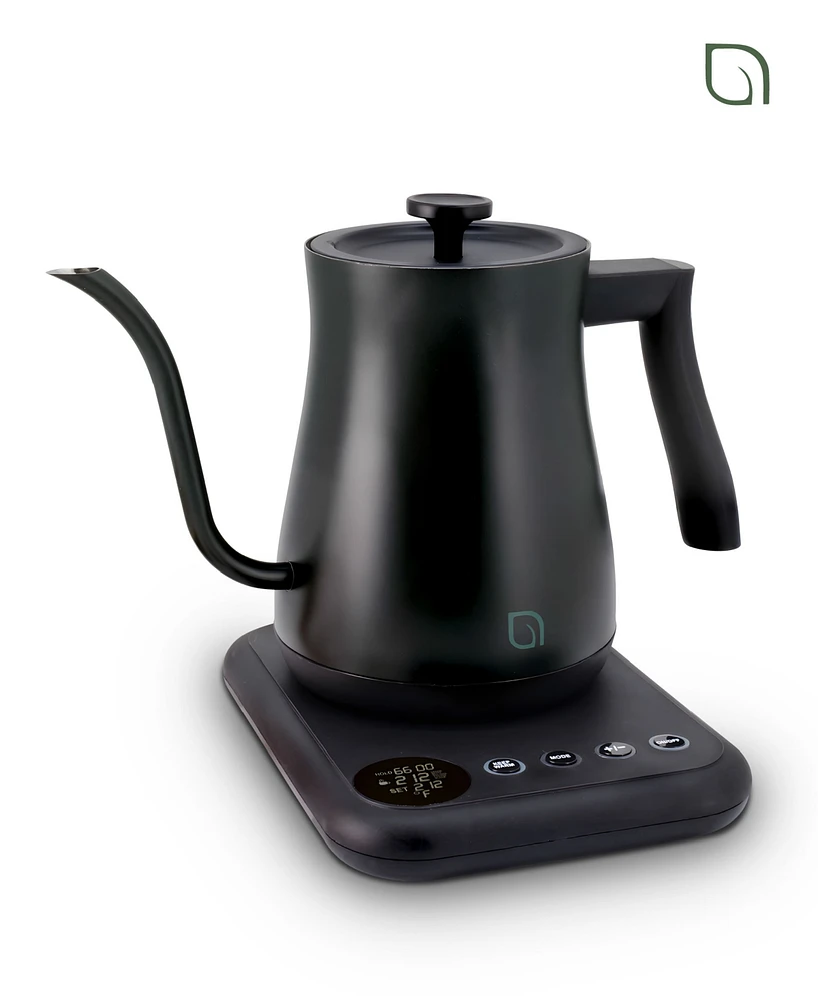 Willow Kitchen Digital Gooseneck Kettle with 5 Temperature Presets - Precision Heating Pouring for Perfect Brews