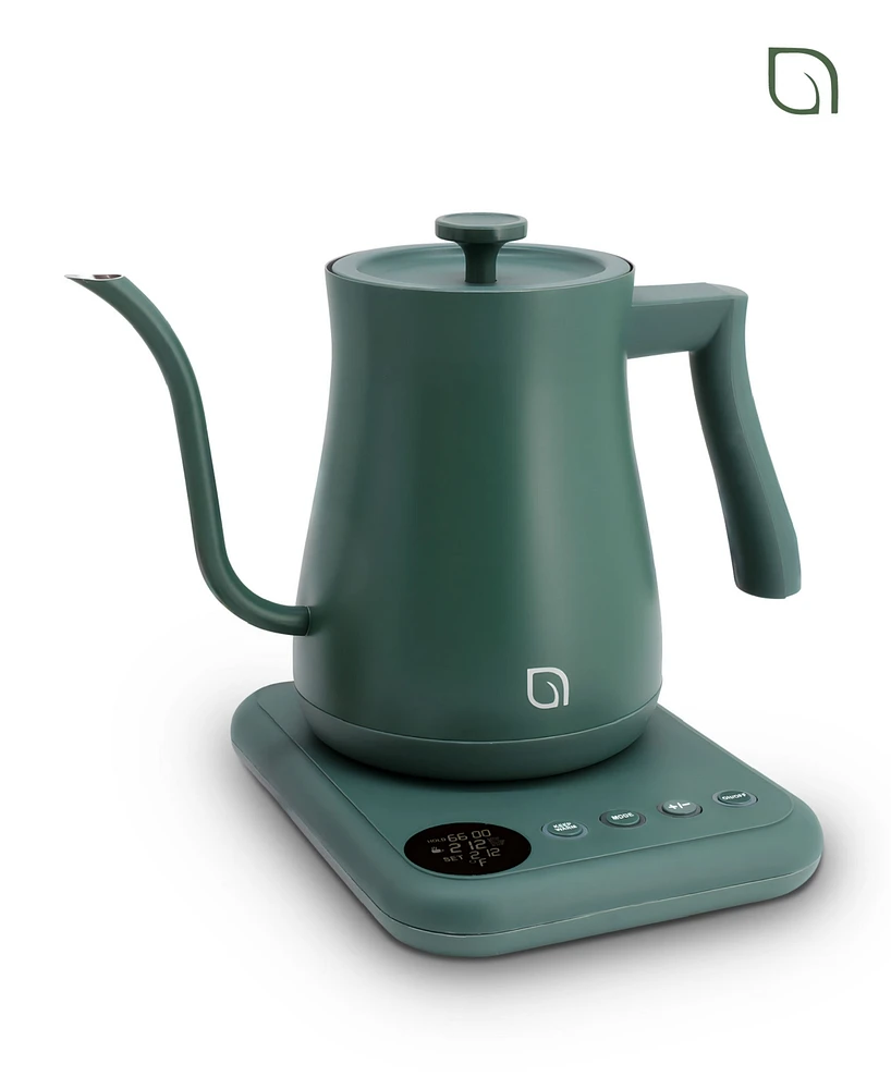 Willow Kitchen Digital Gooseneck Kettle with 5 Temperature Presets - Precision Heating Pouring for Perfect Brews
